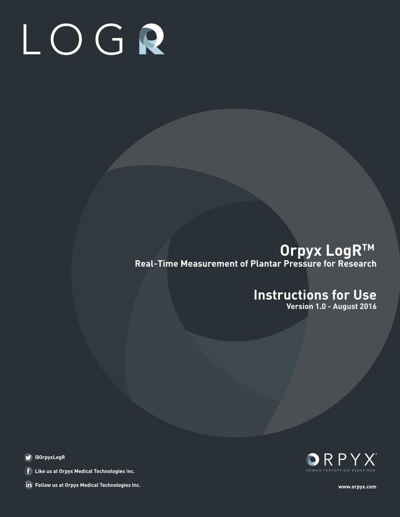 Orpyx LogR Instructions for use