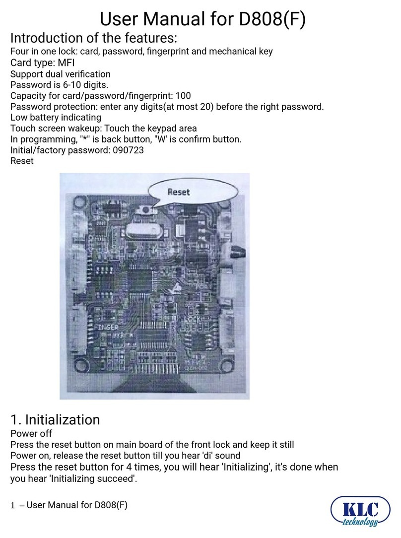 KLC Watchdog D808 user manual