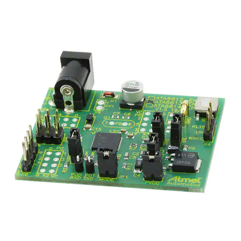 Atmel ATA6612-EK Installation and operating instructions