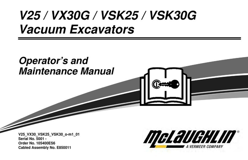 Vermeer McLaughlin VSK30G Operator and  maintenance manual
