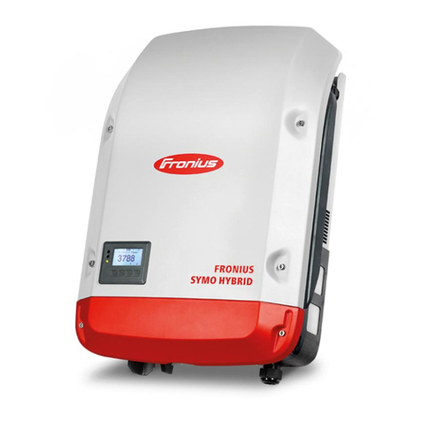 FRO­NIUS Symo Hybrid 3.0-3-S operating instructions