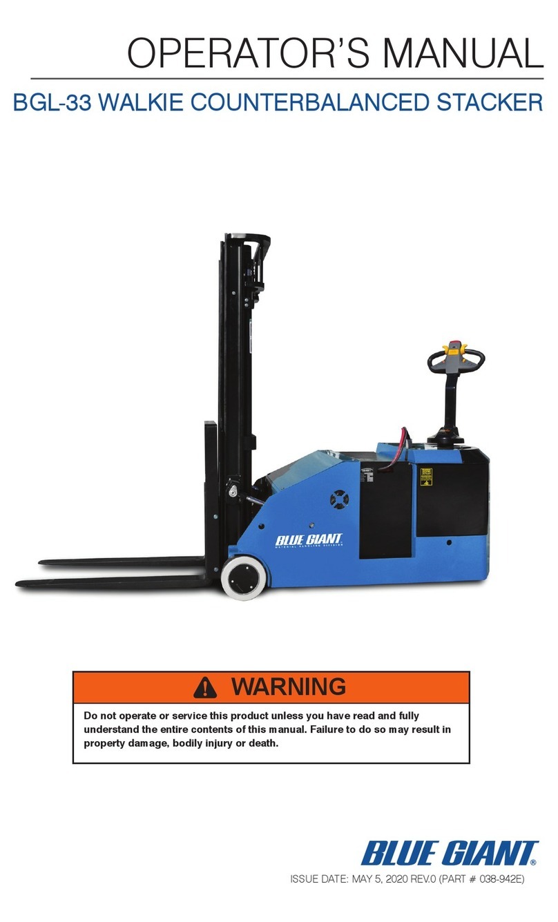 Blue Giant BGL-33 Operator's manual