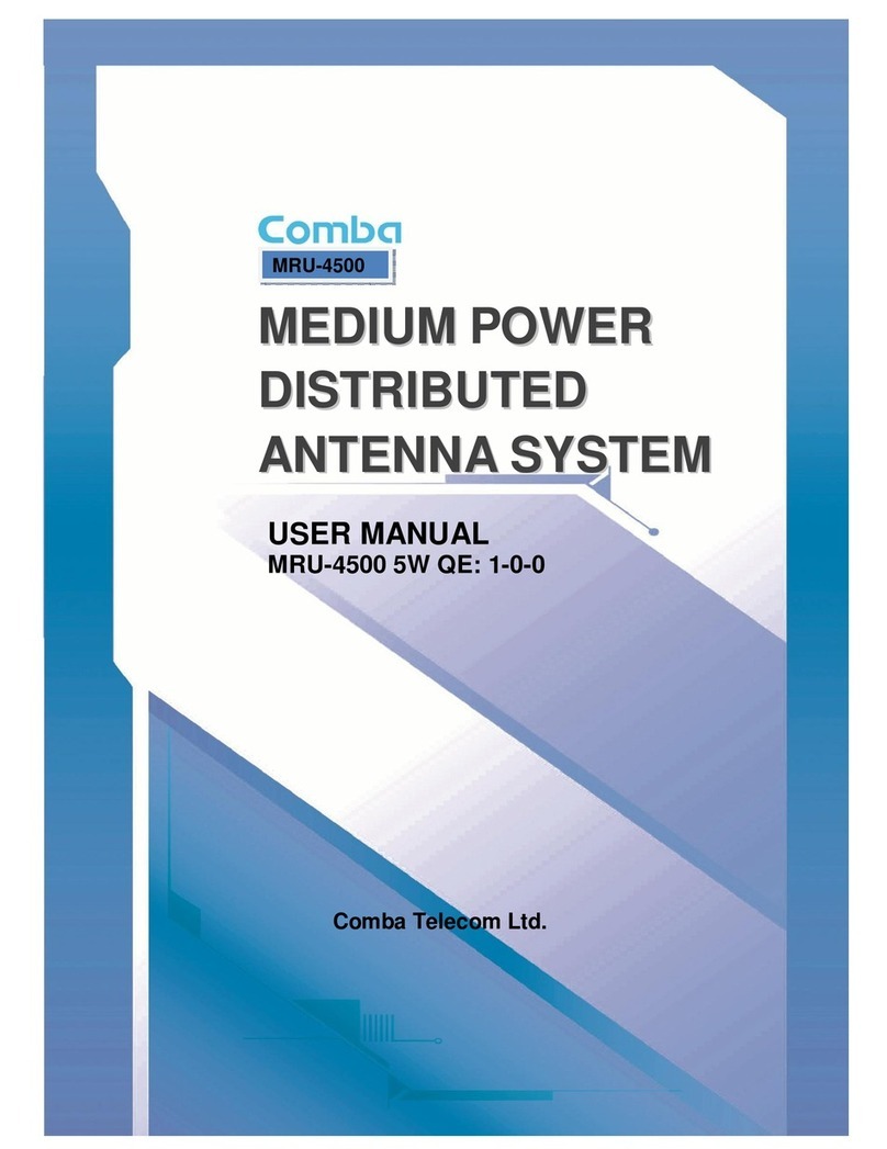 Comba Telecom MRU-4500 user manual