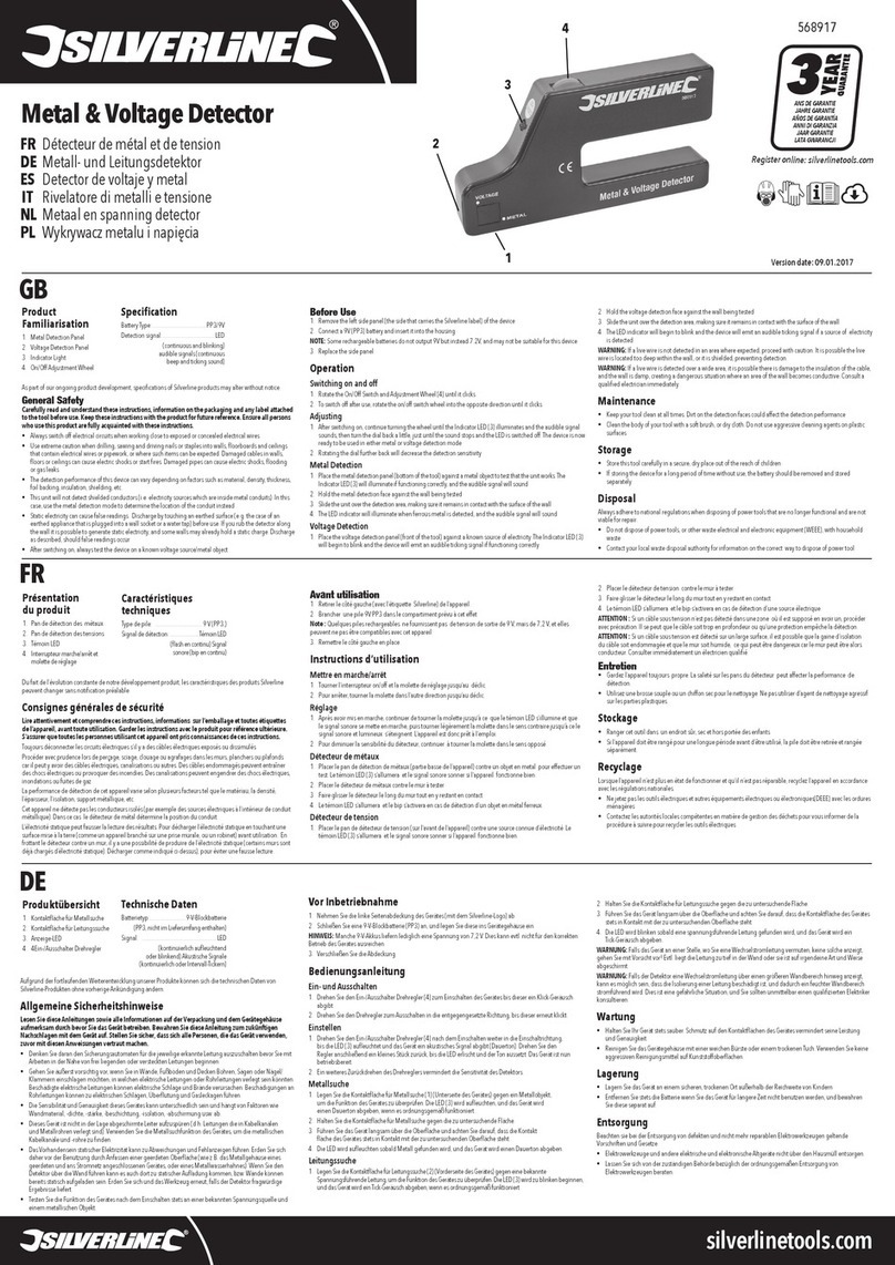 Silverline 568917 quick start guide
