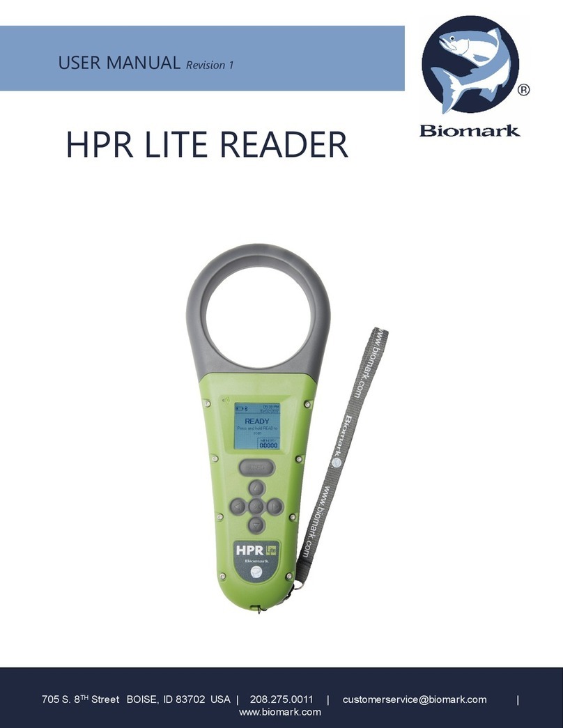 Biomark HPR LITE READER user manual