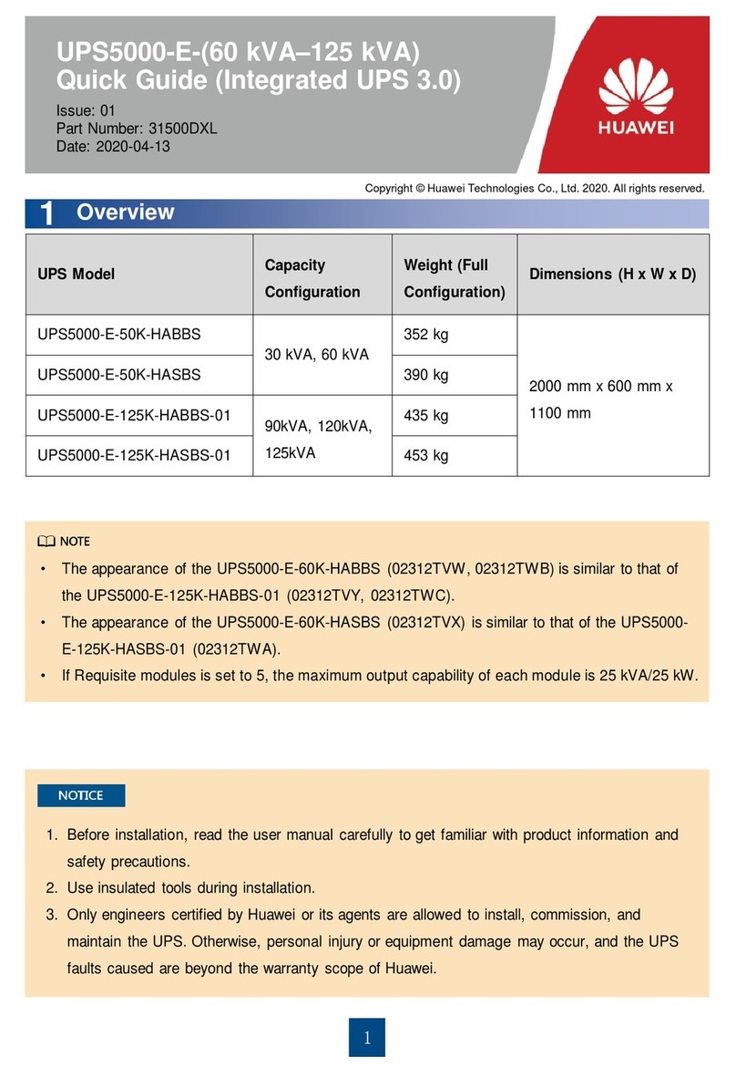 Huawei UPS5000-E-50K-HABBS User manual