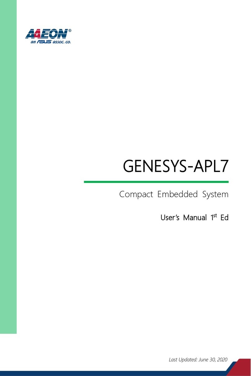 Asus Aaeon GENESYS-APL7 user manual