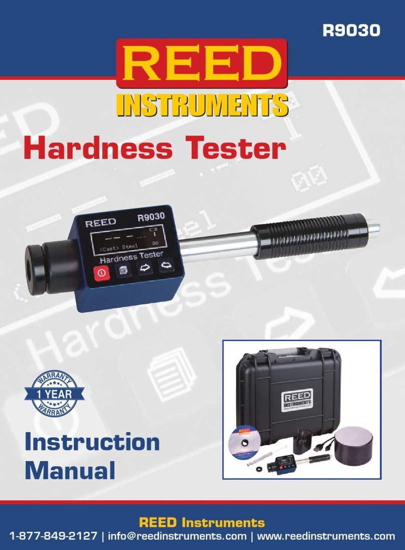 Reed Instruments R9030 instruction manual