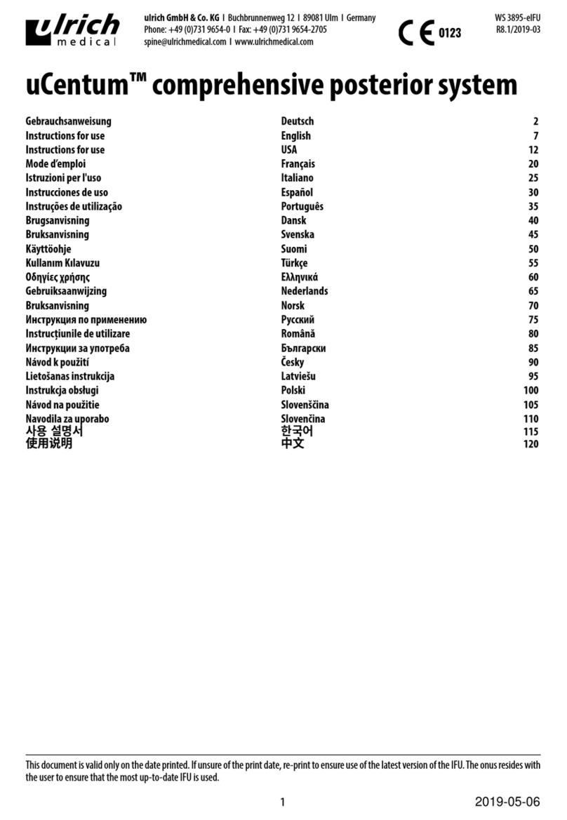 ulrich medical uCentrum Instructions for use