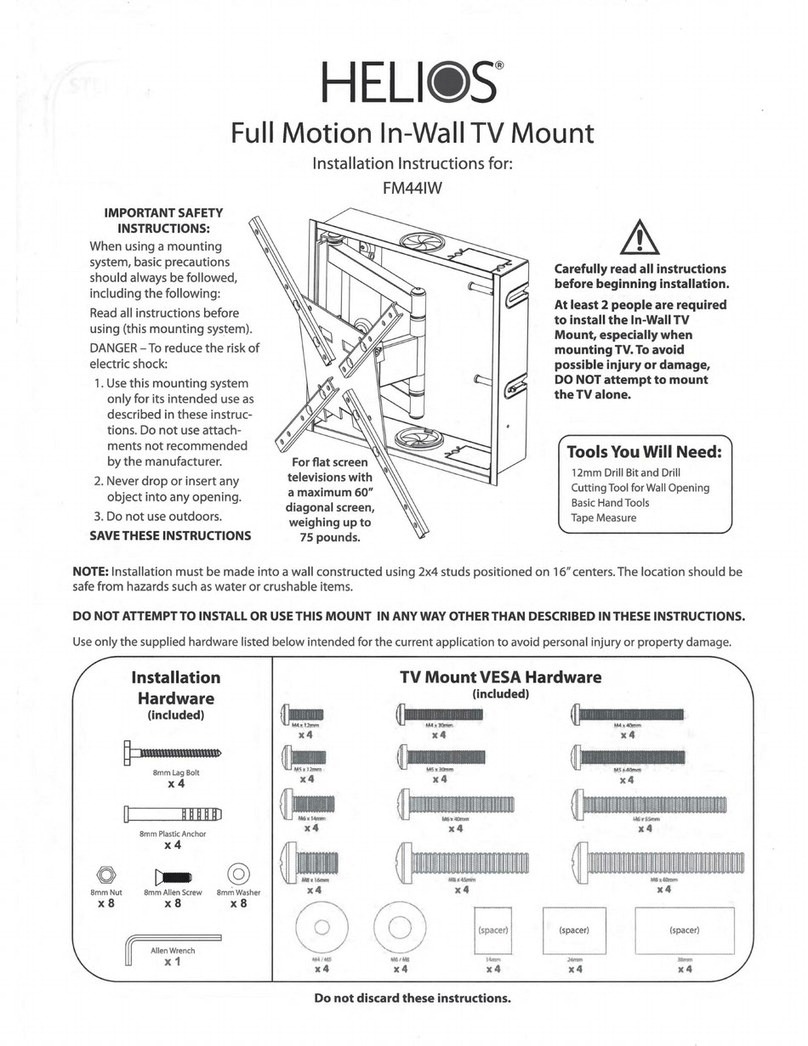 Helios FM441W installation instructions