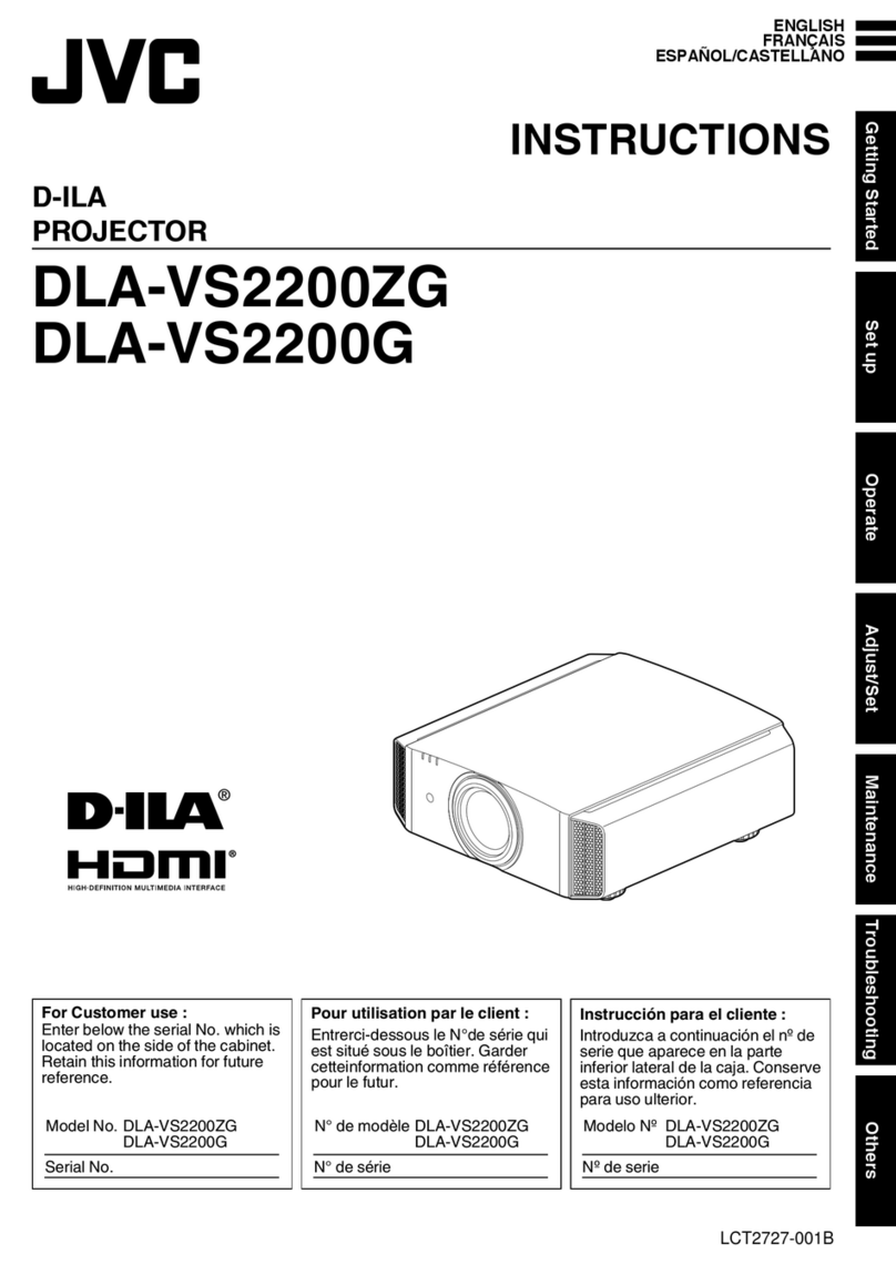 JVC DLA-VS2200ZG User manual JVC DLA-VS2200ZG User manual