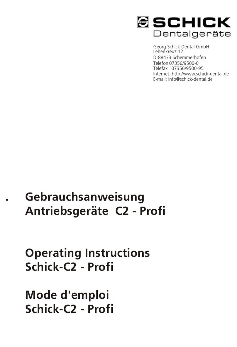 Schick C2 - Profi operating instructions Schick C2 - Profi operating instructions