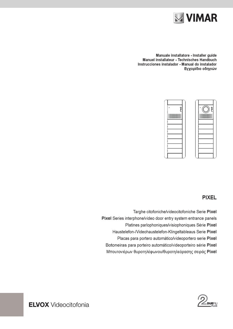 Vimar Pixel Series Assembly instructions