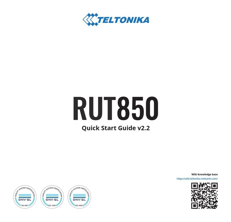 Teltonika RUT850 User manual