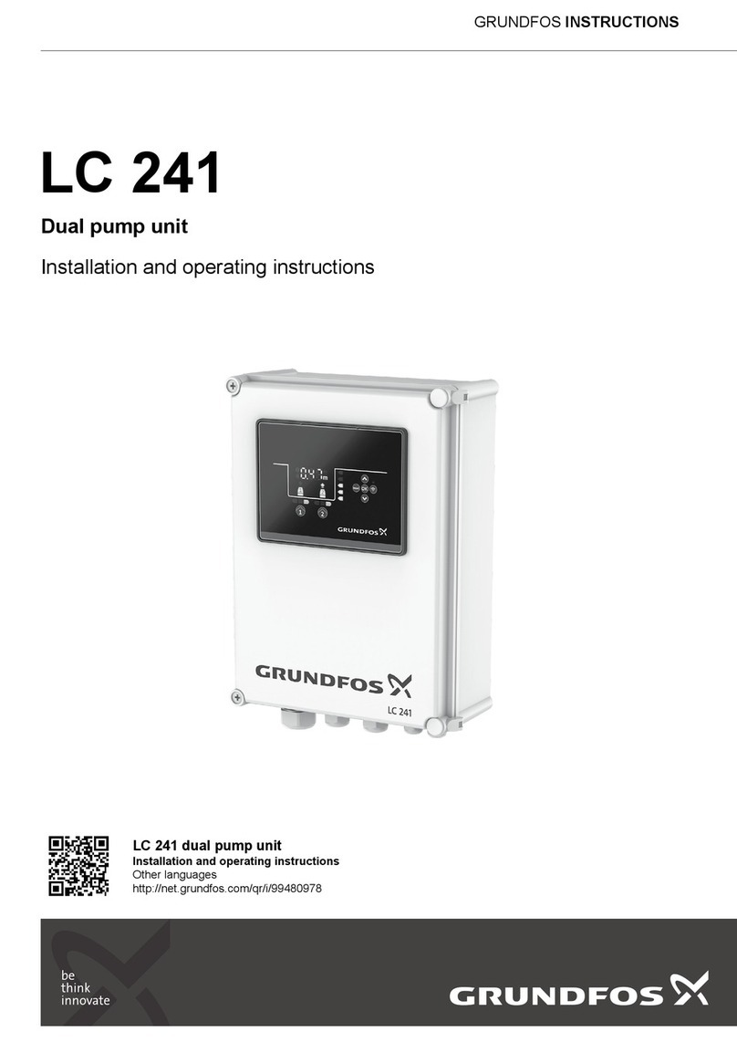 Grundfos LC 241 User manual