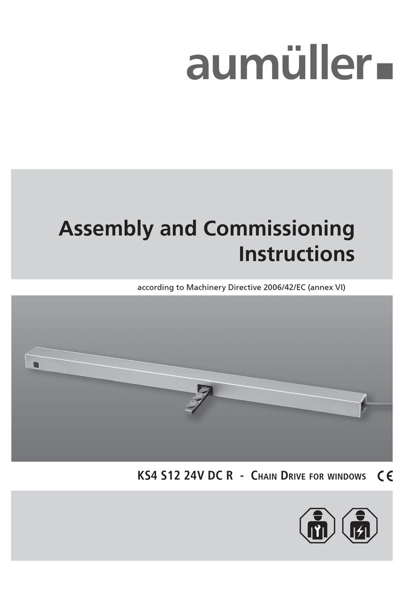Aumuller KS4 S12 24V DC R Assembly and commissioning instructions