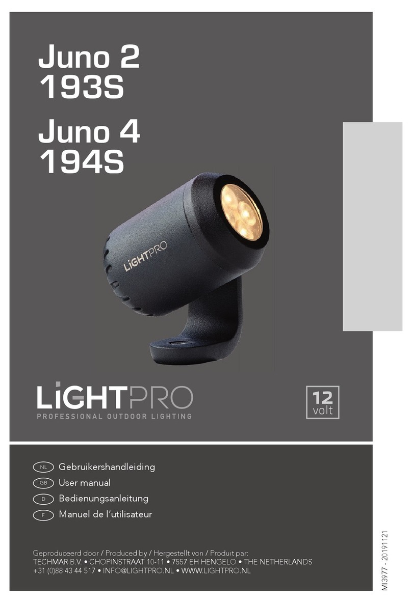 LightPro Juno 2 193S User manual