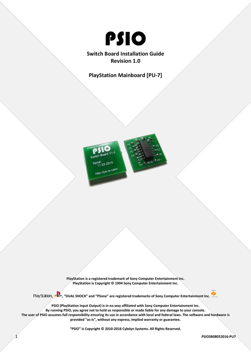Sony PSIO installation guide
