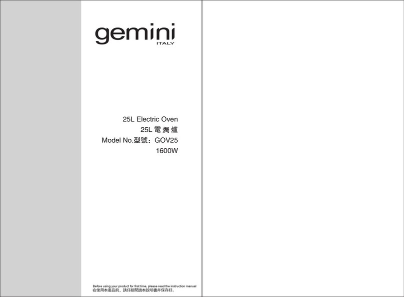 Gemini GOV25 User manual