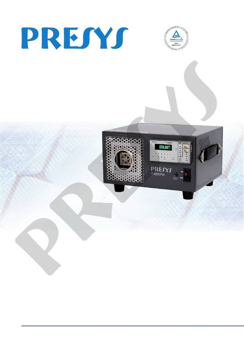 Presys T-650PH Technical manual