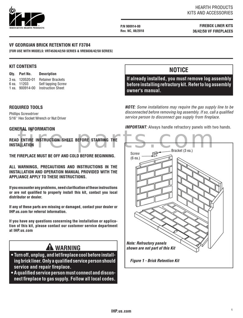IHP VF F3784 User manual