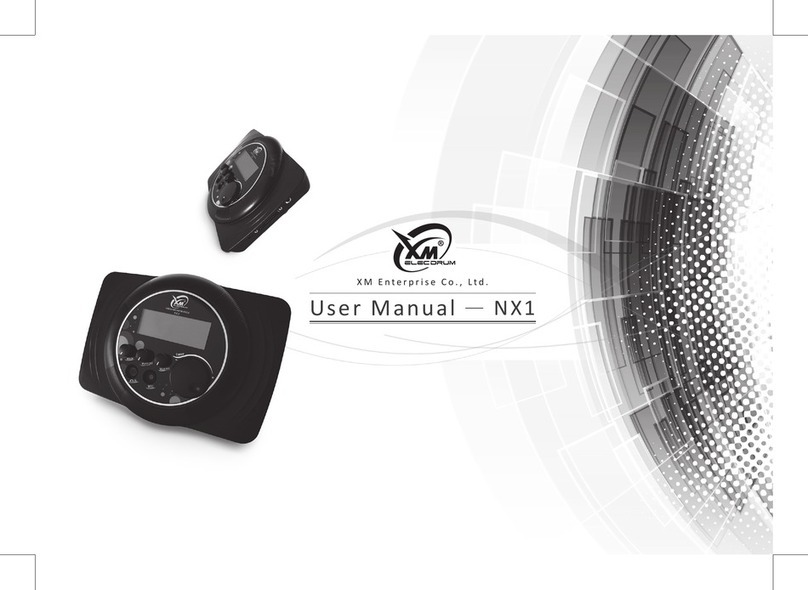 XM NX1 User manual