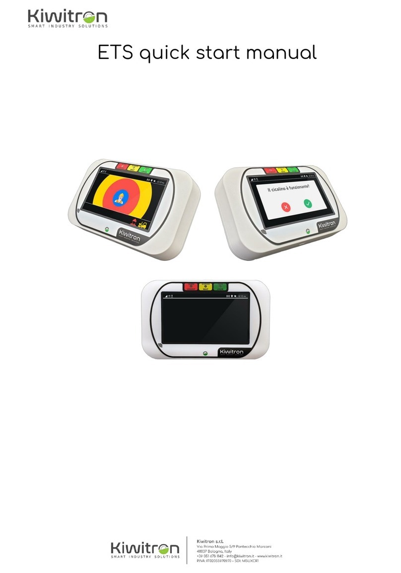 Kiwitron ETS Quick start manual
