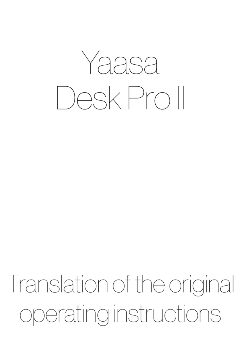 Yaasa DESK PRO II Translation of the original operating instructions