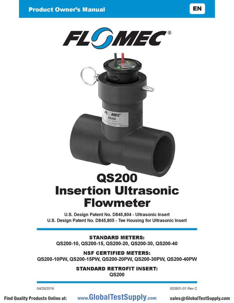 Flomec QS200 User manual