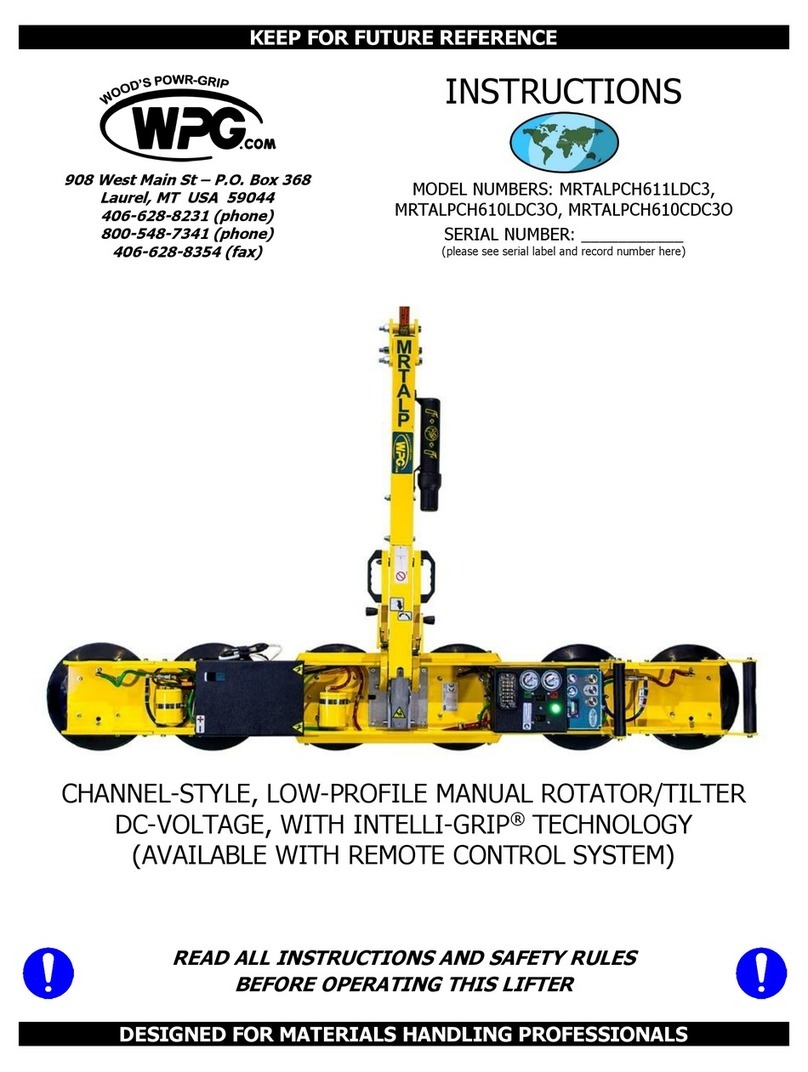 WOOD'S POWR-GRIP MRTALPCH611LDC3 instructions