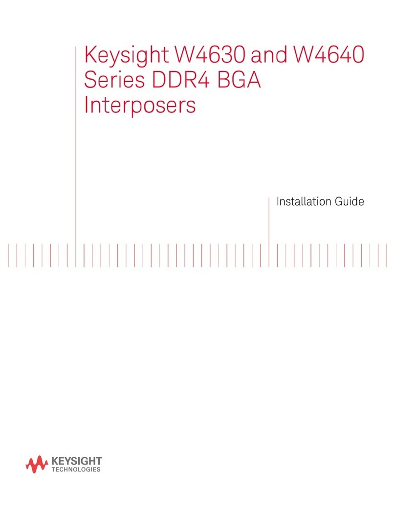 Keysight Technologies W4630 Series installation guide