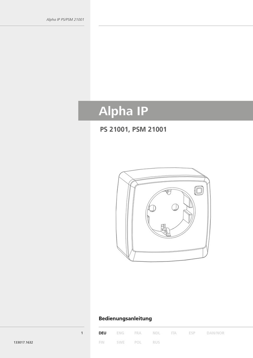 Alpha IP PS 21001 instruction manual