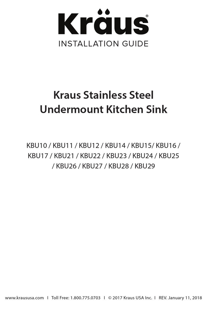 Kraus KBU10 installation guide Kraus KBU10 installation guide