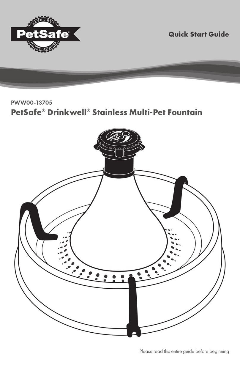Petsafe Drinkwell PWW00-13705 User manual Petsafe Drinkwell PWW00-13705 User manual