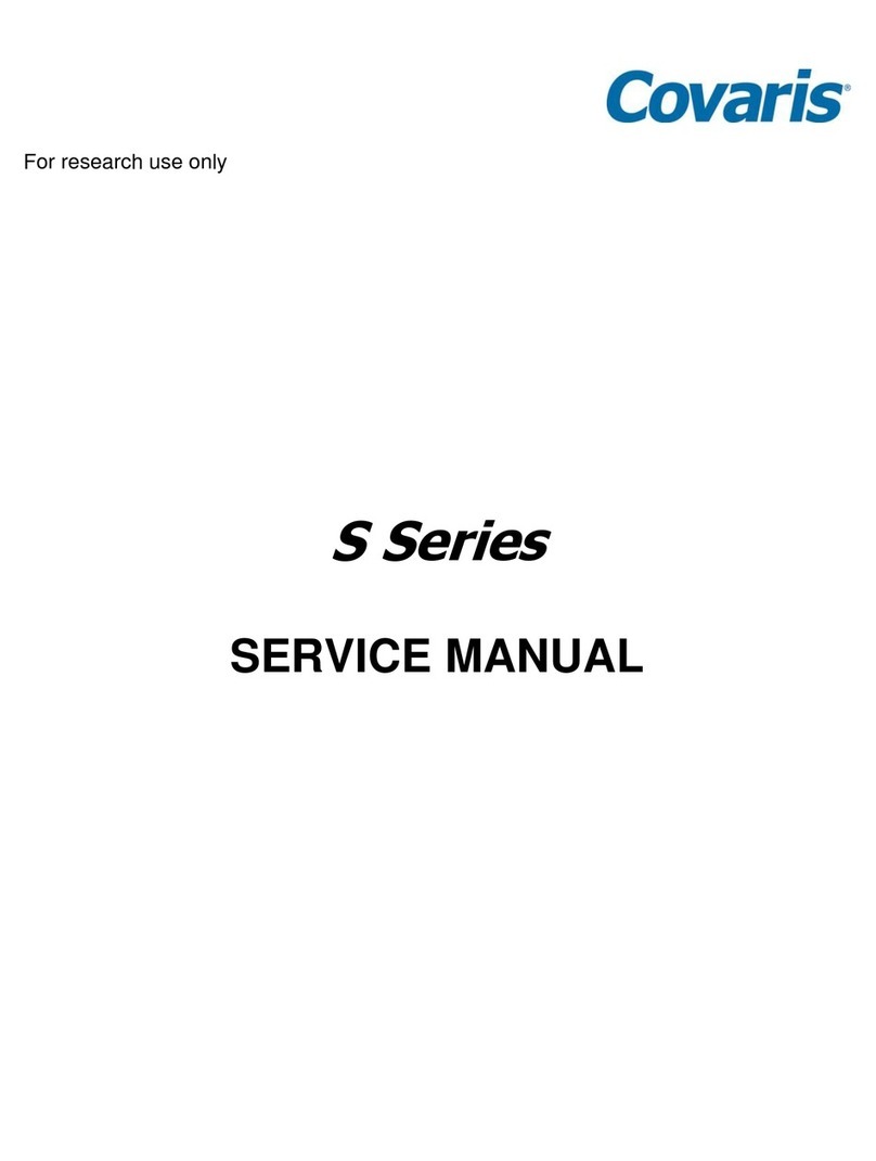 Covaris S Series Service manual