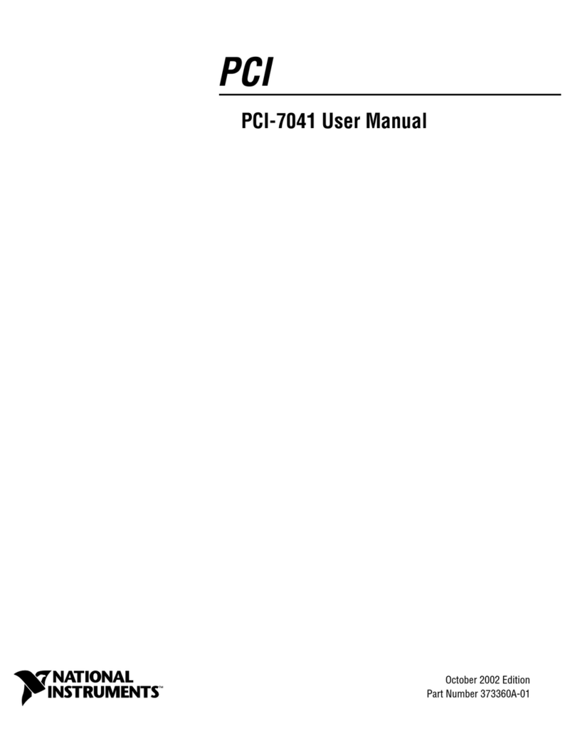 National Instruments PCI-7041 User manual