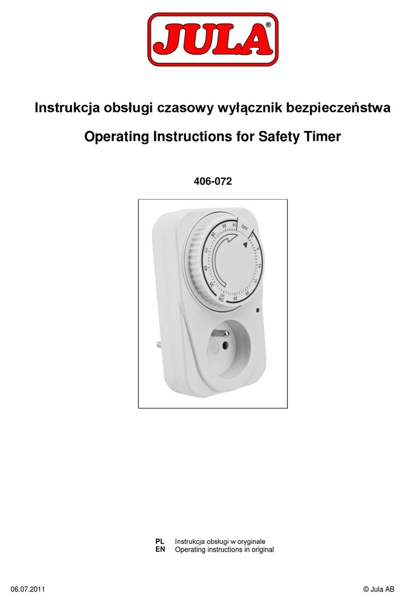 Jula 406-072 operating instructions