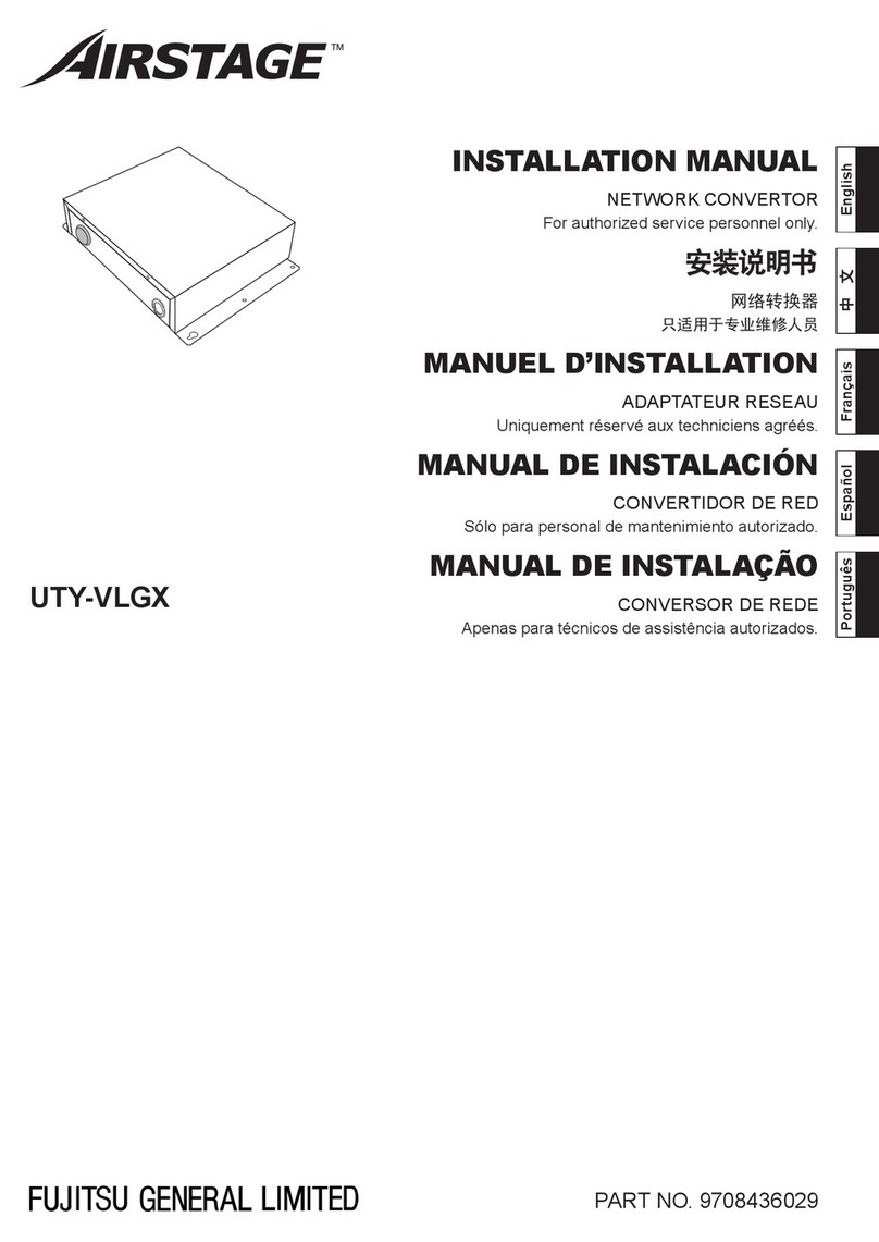 Fujitsu Airstage UTY-VLGX User manual