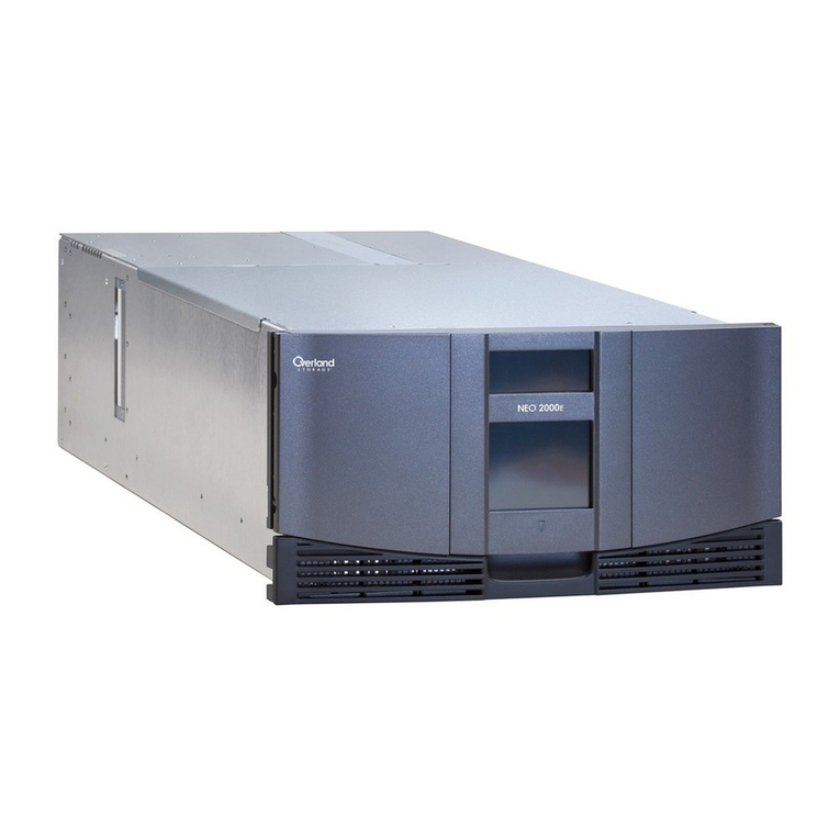Overland Storage NEO 2000e Parts list manual
