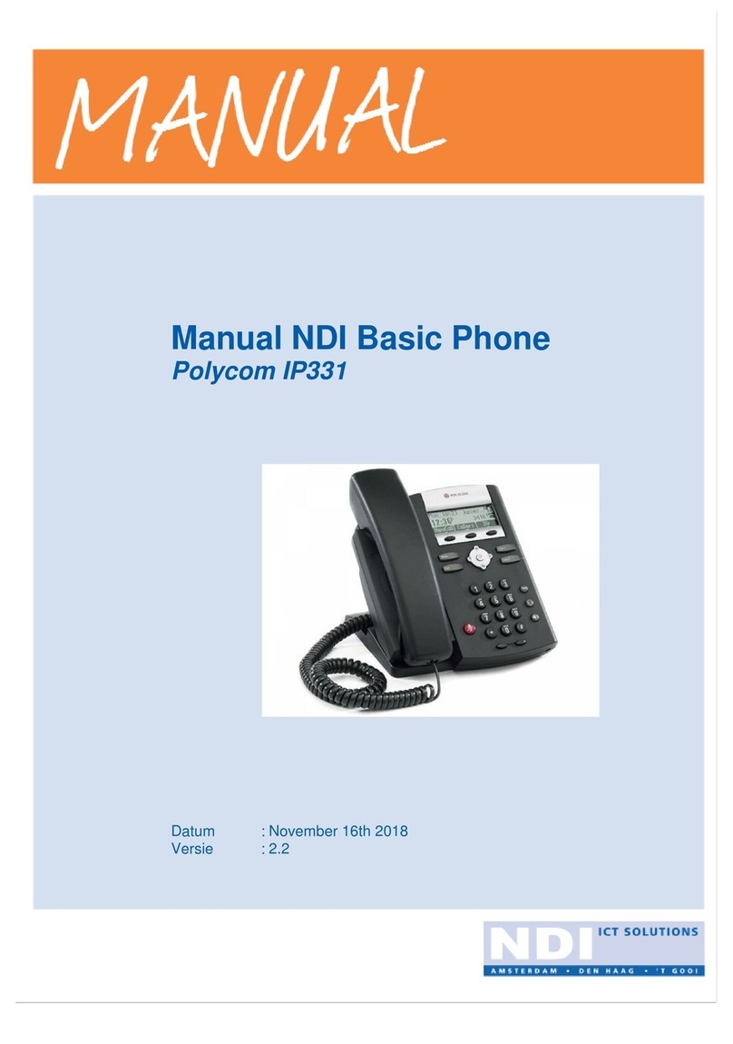 Polycom SoundPoint IP 331 User manual