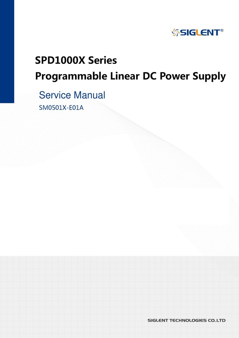 SIGLENT SPD1000X Series User manual