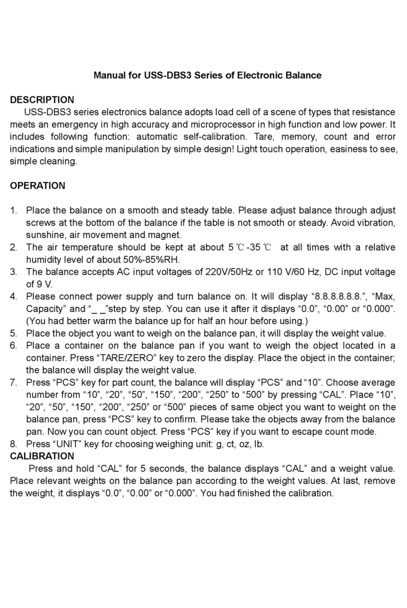 Joyfay USS-DBS3 Series manual