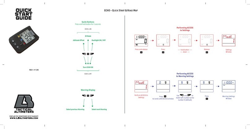 LB Altimeters Echo quick start guide