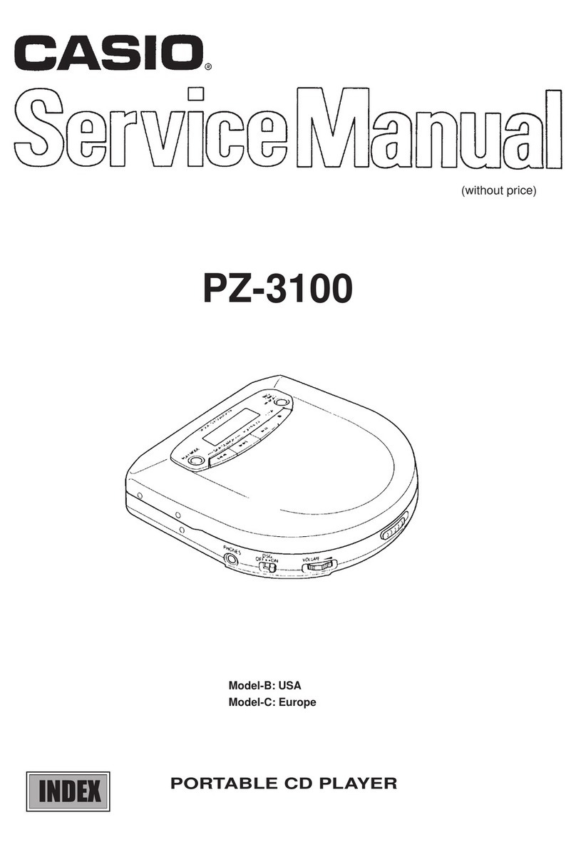 Casio PZ-3100 User manual