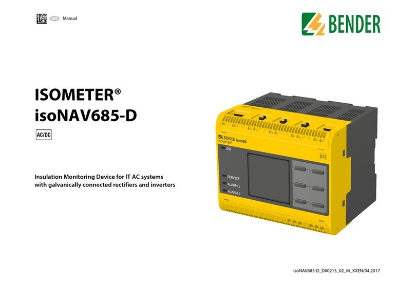 Bender ISOMETER isoNAV685-D User manual