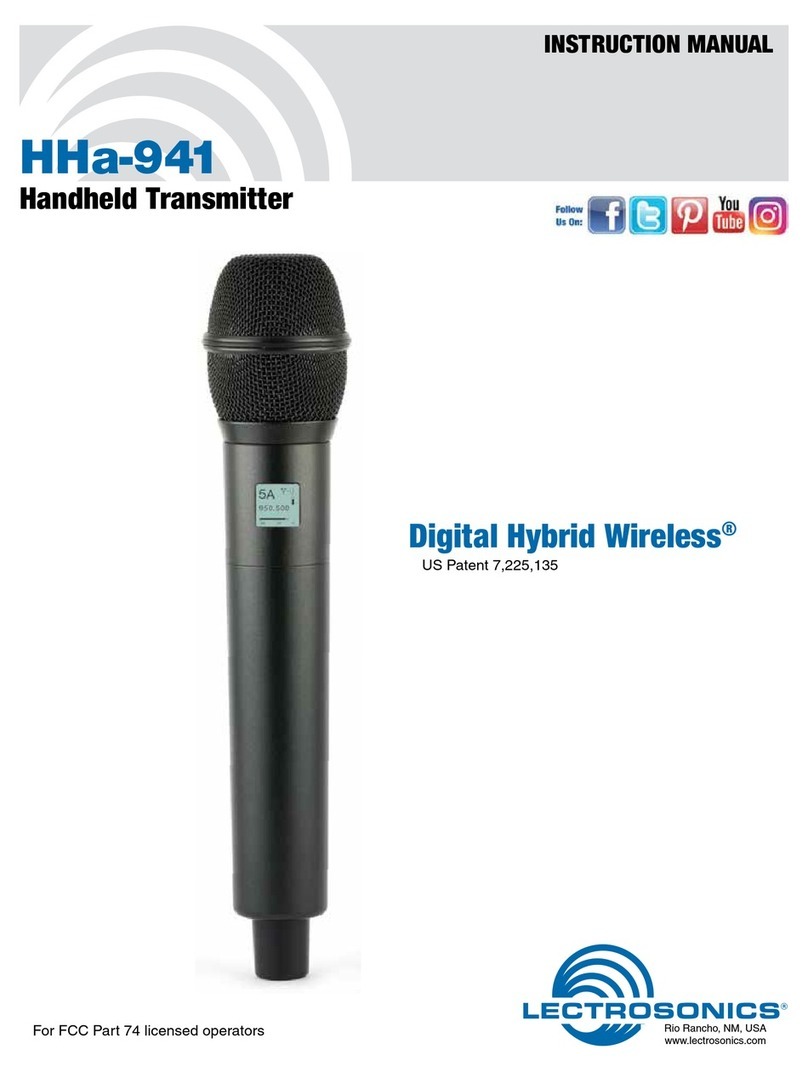 Lectronics Digital Hybrid Wireless HHa-941 User manual