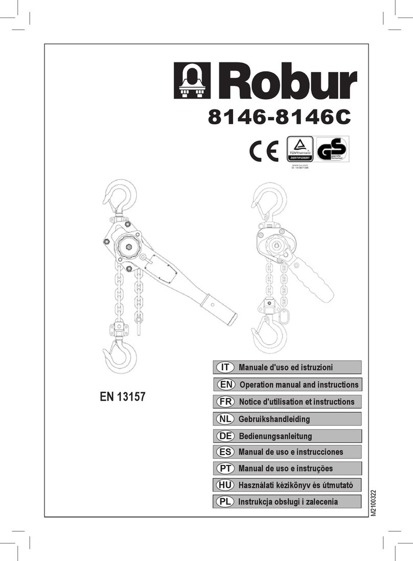Robur 8146 Operation manual and instructions