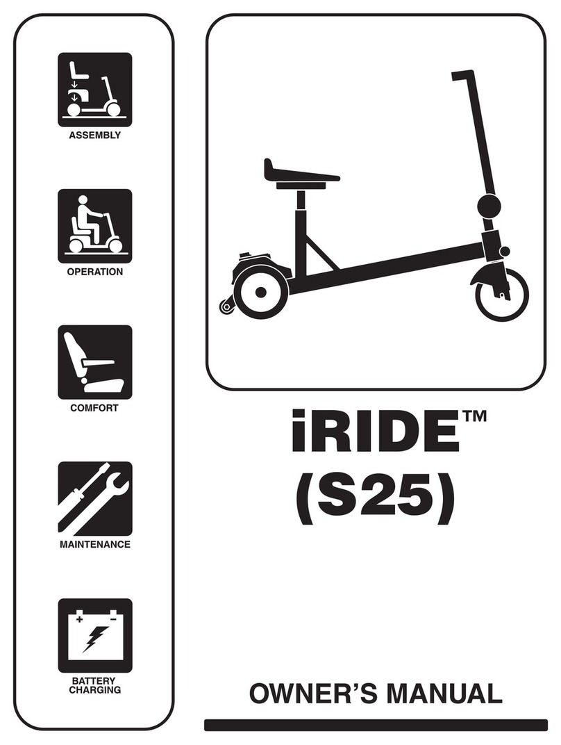 Pride Mobility iRIDE S25 User manual Pride Mobility iRIDE S25 User manual