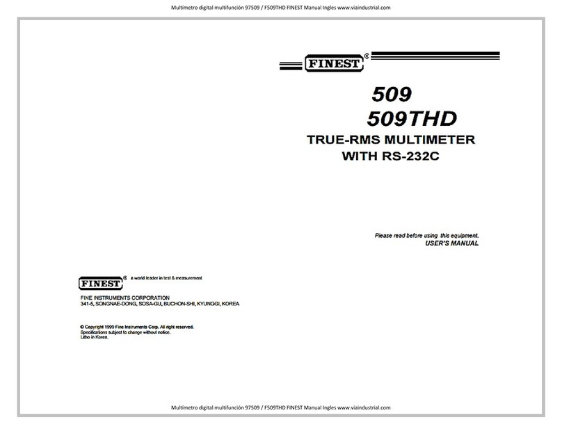 Finest 509 user manual