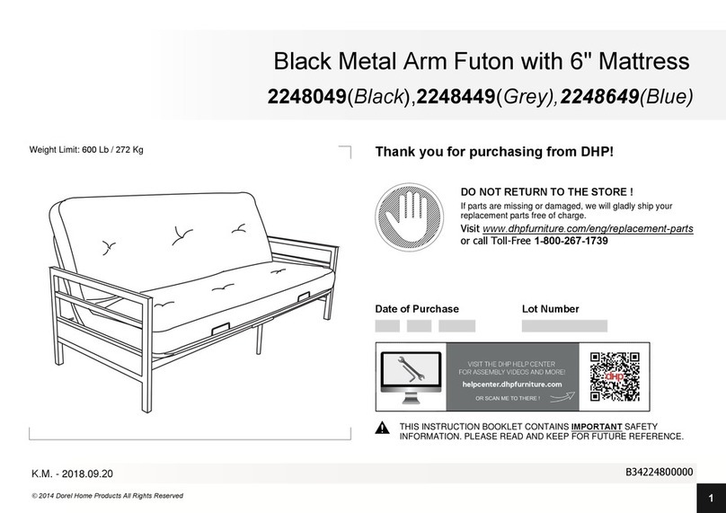 Dorel Home Products 2248049 Instruction booklet